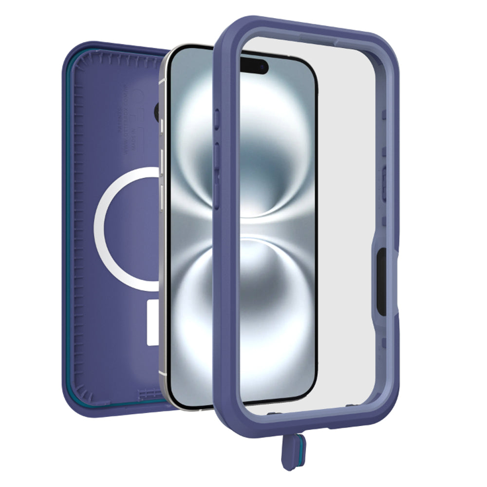 OtterBox Fre MagSafe Waterproof Case for iPhone 16  - Purple