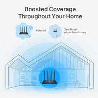 Thumbnail for TP-Link Archer A6 AC1200 Wireless MU-MIMO Gigabit Router (OneMesh) Dual-Band WiFi