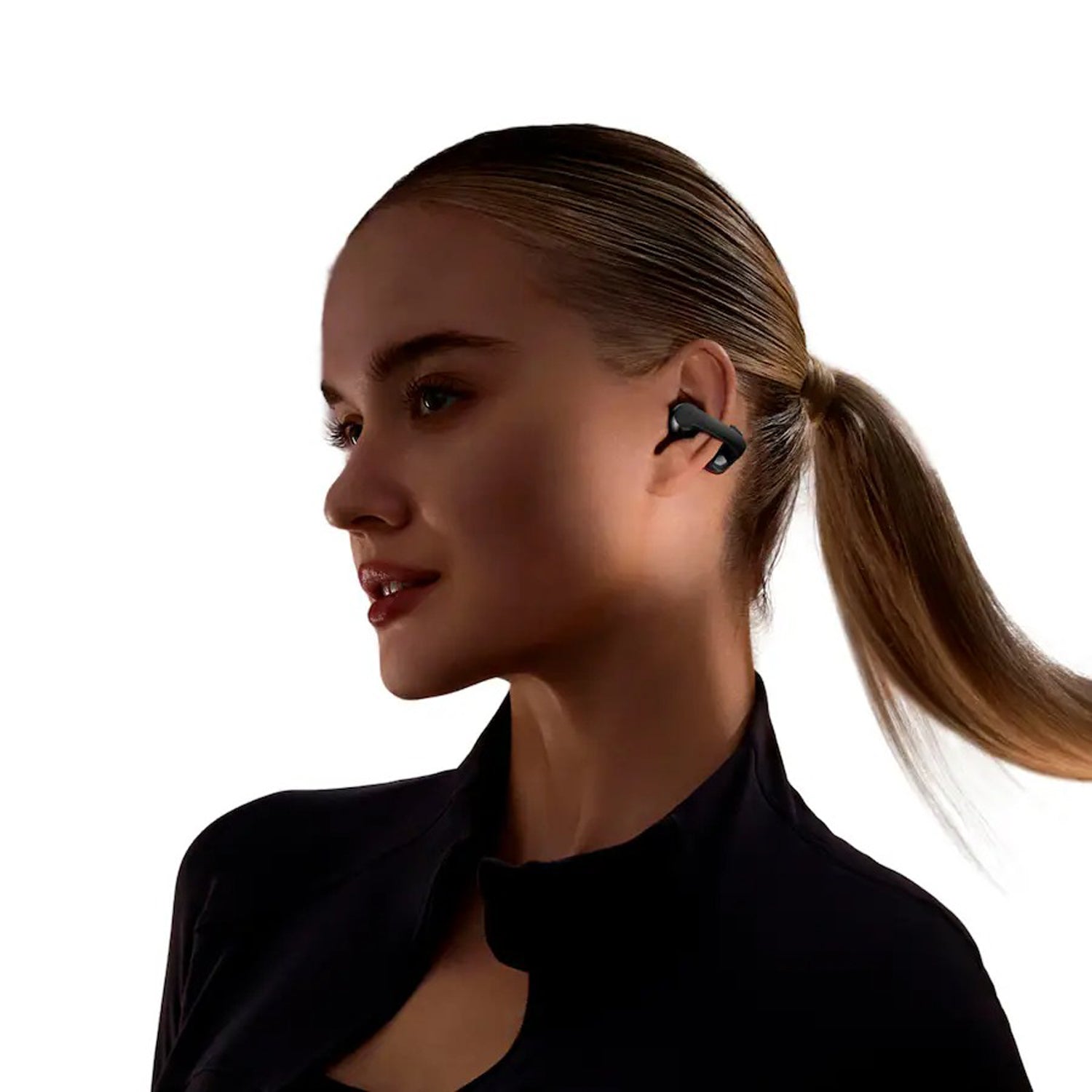 Shokz OpenDots ONE Open-Ear True Wireless Earbuds - Black