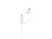 Thumbnail for Samsung Data Cable Combo Type C & Micro USB - White New