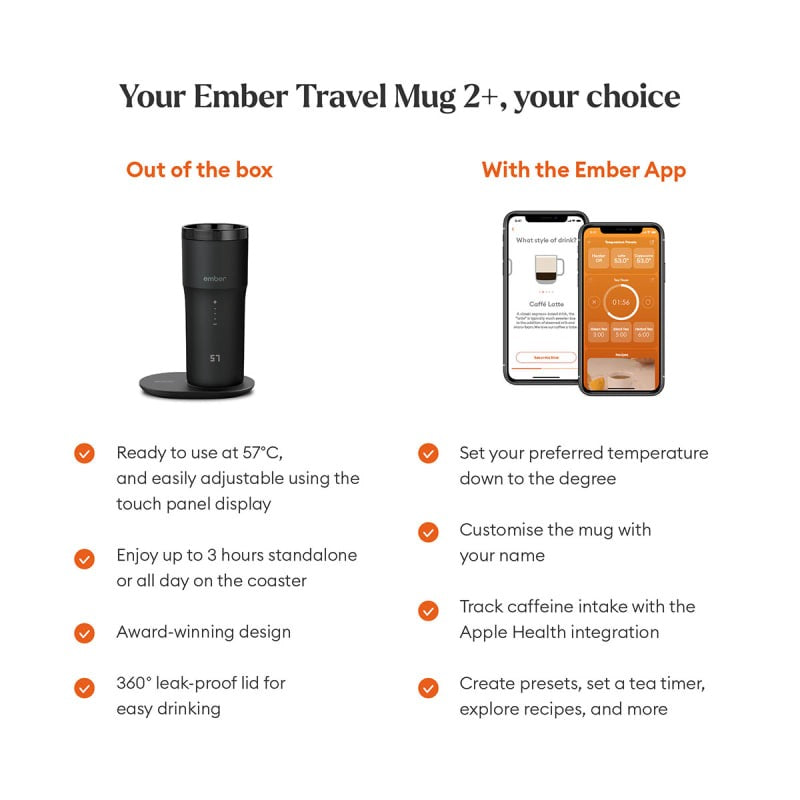 Ember Travel Mug 2 12 oz (355 ml) - Black