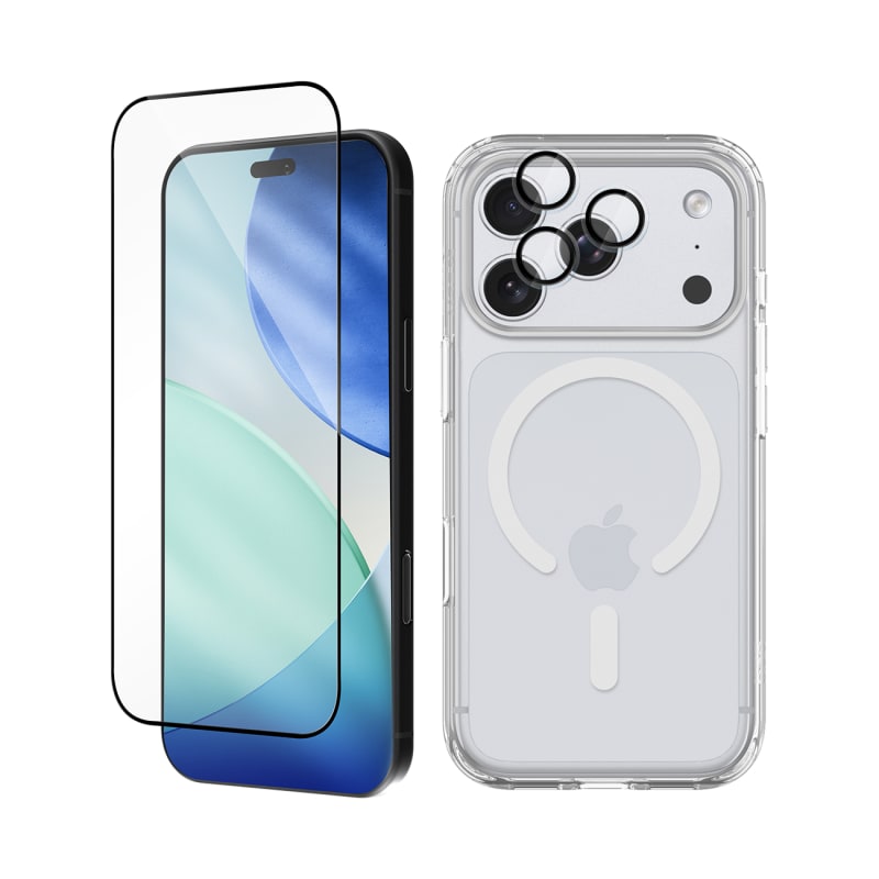 EFM 3-in-1 D3O Protection Bundle For iPhone 18 Pro - Clear