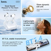 Thumbnail for Hoco EW78 True Wireless Stereo Headset - White