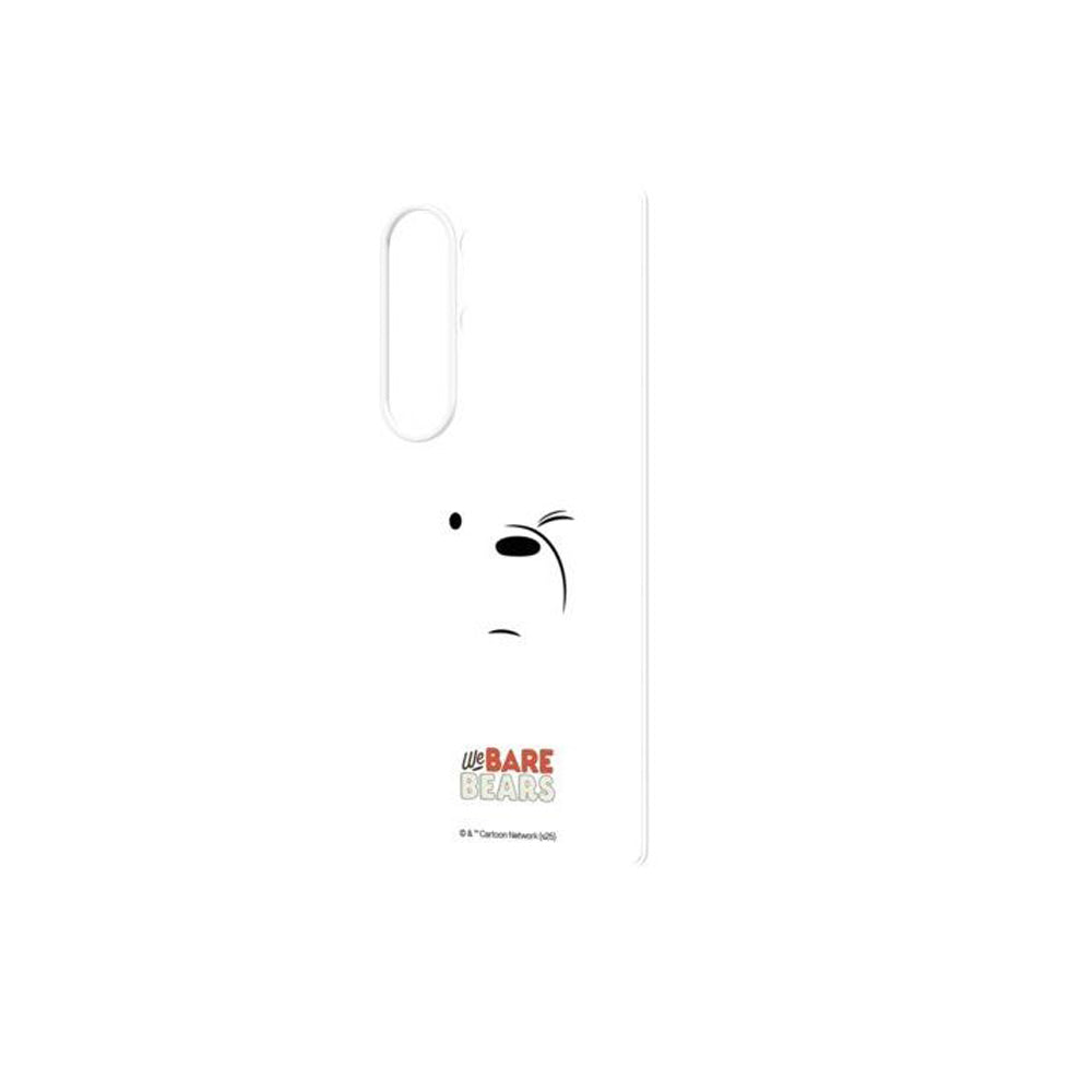 Samsung Ultra Flipsuit Card We Bare Bears Case for Galaxy S25- White