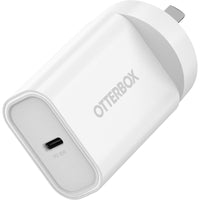 Thumbnail for OtterBox 30W Wall Charger with USB-C and Power Delivery - White