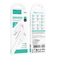 Thumbnail for Hoco X120 USB-A to Lightning Bend-Resistant Charging Data Cable iP- White