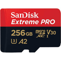 Thumbnail for SanDisk Extreme Pro Micro SD 256GB Memory Card