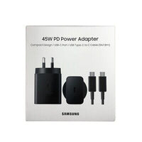 Thumbnail for Samsung 45W AC Charger Power Adapter(2024 MODEL) with extra-long 1.8m USB-C Cable - Black