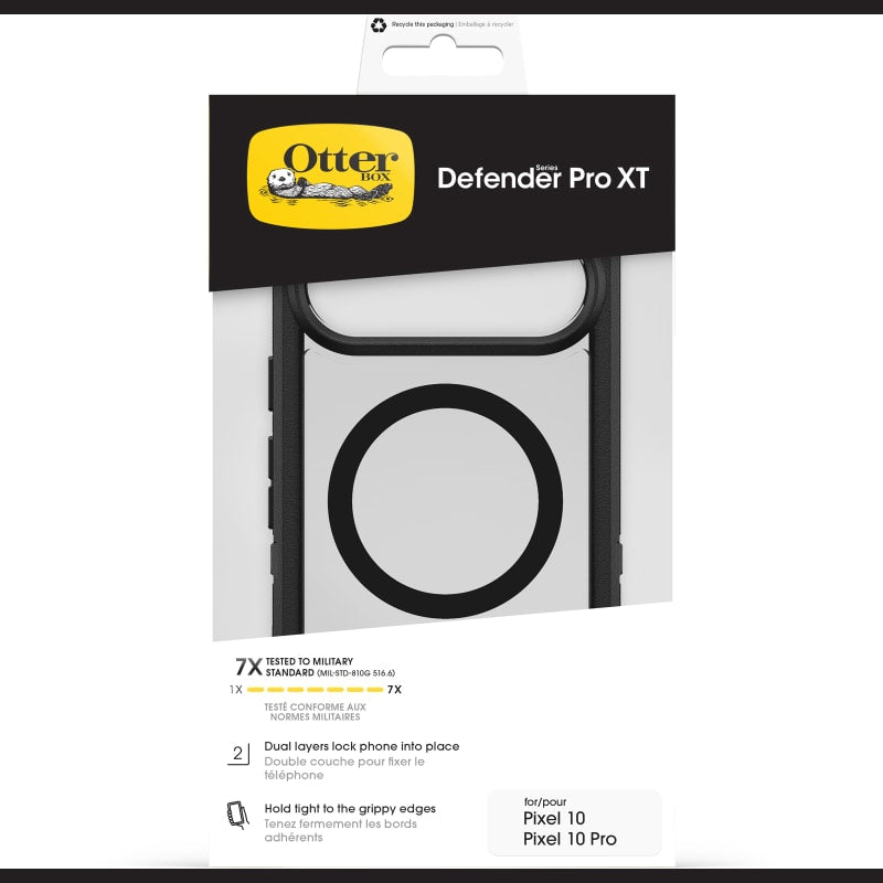 OtterBox Defender Pro XT Case w/Magnets For Google Pixel 10 & 10 Pro - Dark Side Black
