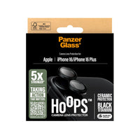 Thumbnail for PanzerGlass HOOPs lens protector for iPhone 16 / 16 plus - Clear