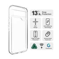 Thumbnail for Zagg Crystal Palace & Glass Elite Bundle for Google Pixel 8a- Clear