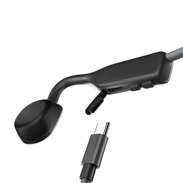 Shokz OpenMove Bone Conduction Open-Ear Lifestyle/Sport Headphones - Grey