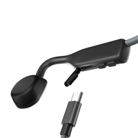 Thumbnail for Shokz OpenMove Bone Conduction Open-Ear Lifestyle/Sport Headphones - Grey