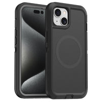 Thumbnail for Blacktech Defender Series Magsafe Case with Separable Clip for Samsung Galaxy S26 Ultra - Black