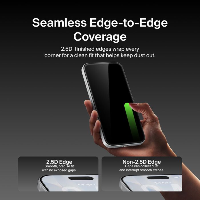 Belkin ScreenForce UltraGlass 2 Screen Protector for iPhone 17/ 16Pro - Clear