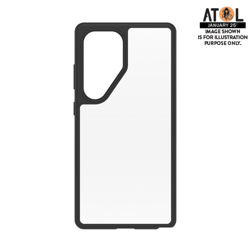 OtterBox React Case for Samsung Galaxy S25 Ultra - Black Crystal