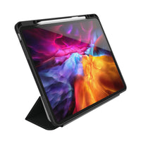 Thumbnail for EFM Aspen Folio Case Armour with D3O & Eleather Suits iPad Pro 11 - Black