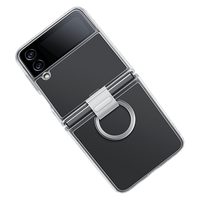 Thumbnail for Samsung Galaxy Z Flip4 Clear Cover with Ring - Transparent