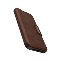 Thumbnail for Otterbox Strada Folio MagSafe Case for iPhone 15 Plus - Espresso