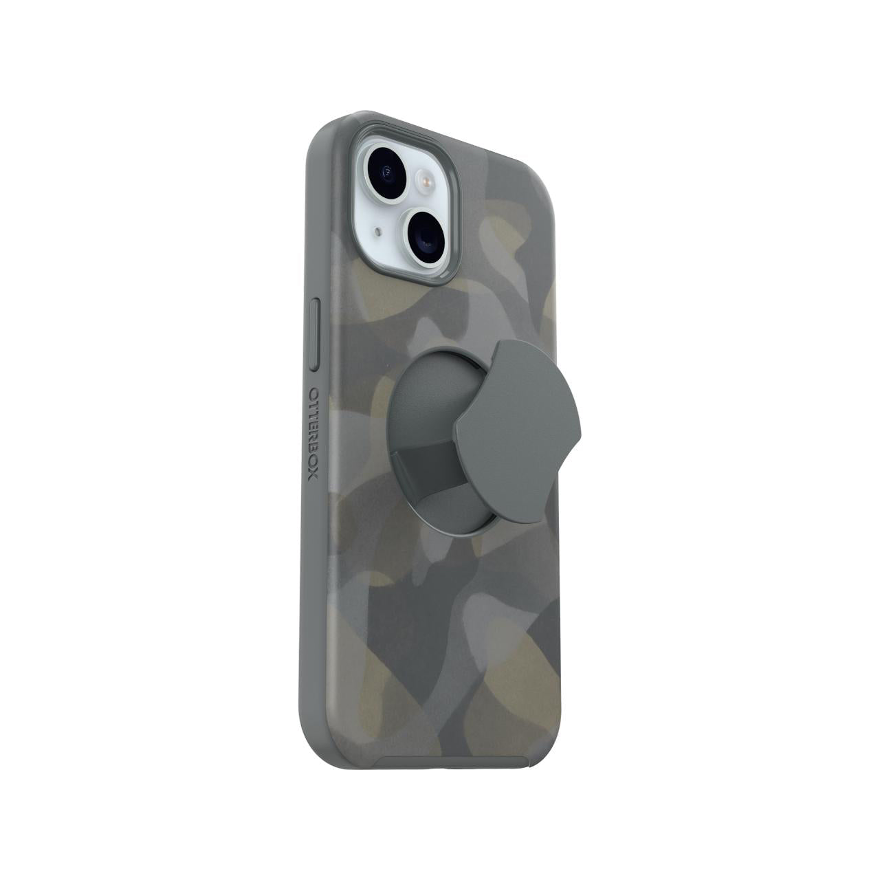 OtterBox OTTERGRIP Case for iPhone 16e/15/14/13 - Iron Camo(Grey)