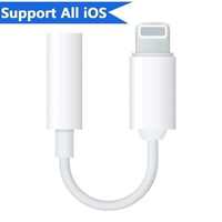 Thumbnail for Apple Lightning to 3.5mm Headphone Jack Adapter - White