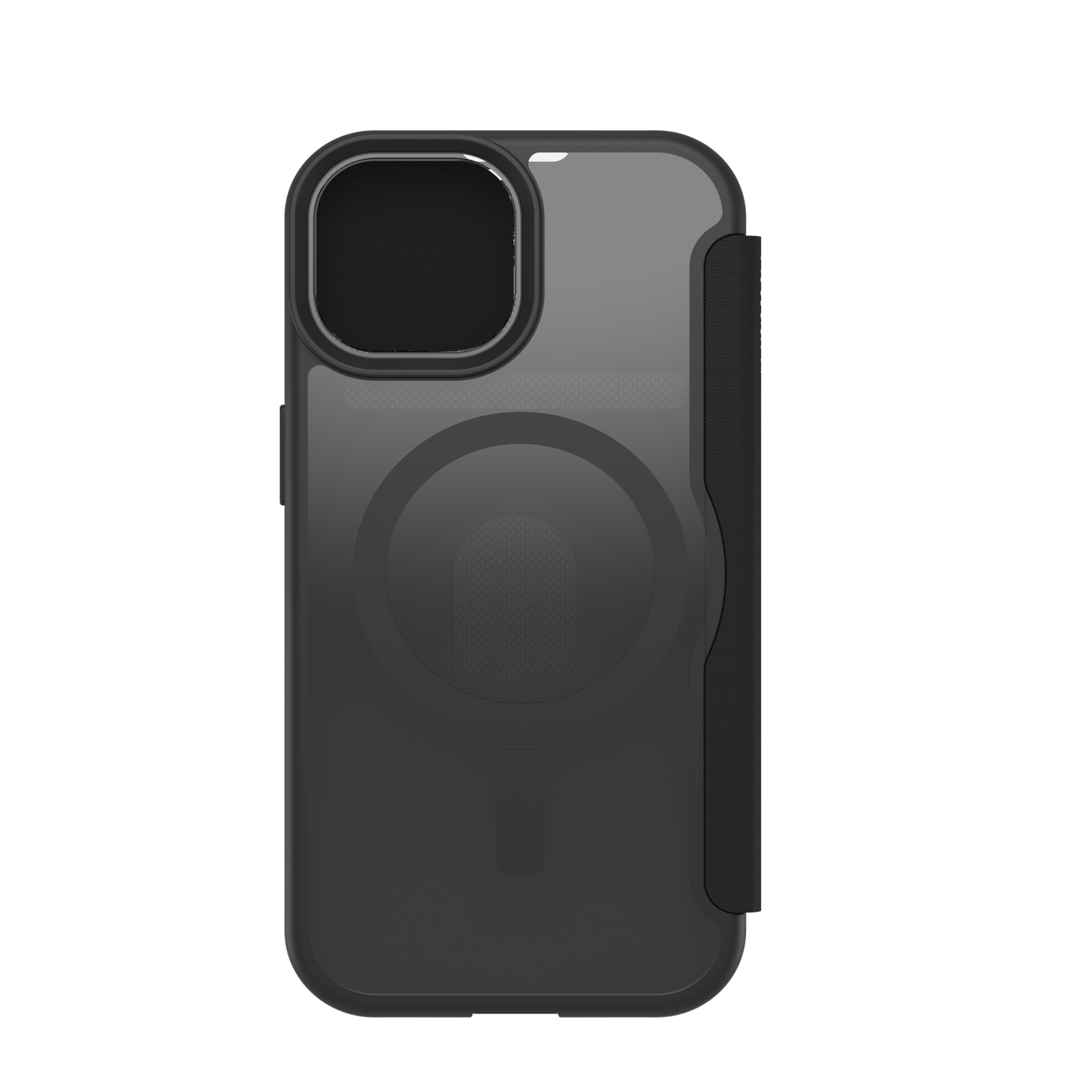 OtterBox React Folio MagSafe Case for iPhone 16e/15/14/13 - Black Crystal