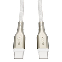 Thumbnail for EFM USB-C to USB-C Pro Power and Data Cable with Aramid Fibre Reinforcement 1M - White