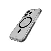 Thumbnail for Tech21 Evo Crystal - Apple iPhone 15 Pro Case MagSafe Compatible - Black