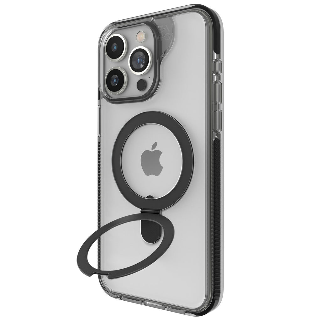 ZAGG Santa Cruz Snap w/ Ringstand iPhone 15 Plus - Black