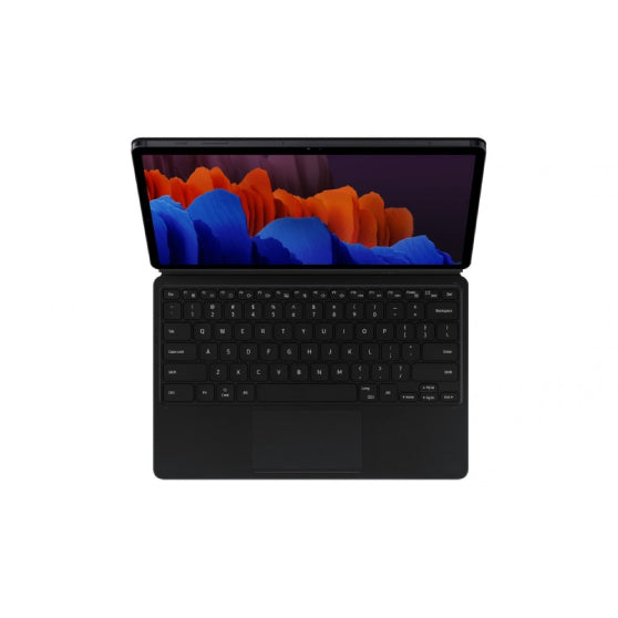 Samsung Book Cover Keyboard with TOUCH PAD for Galaxy Tab S7+ S7 FE and S8+  - Black