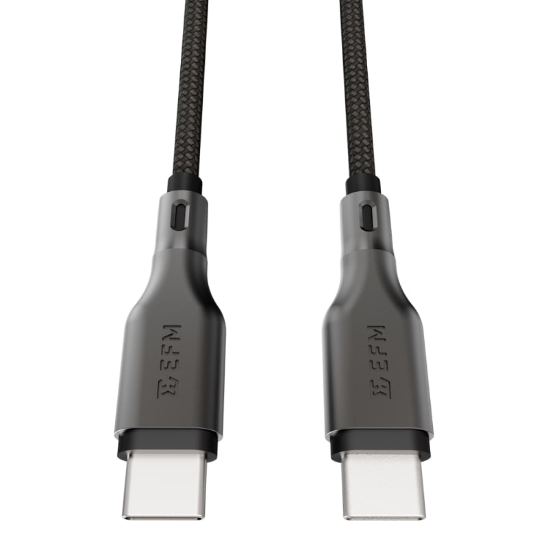 EFM USB-C to USB-C Essential Power Cable with Aramid Fibre Reinforcement 1M - Black