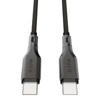 Thumbnail for EFM USB-C to USB-C Essential Power Cable with Aramid Fibre Reinforcement 1M - Black