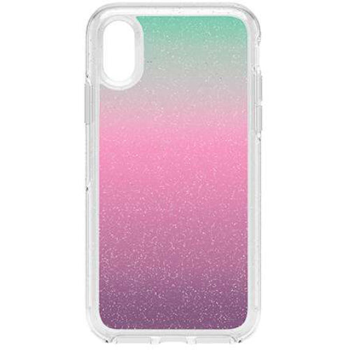Symmetry Series for iPhone X/Xs - Gradient Energy (Teal/Purple/Pink Glitter)