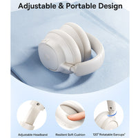 Thumbnail for Baseus BH1 NC Noise Cancelling Wireless Headphones - White