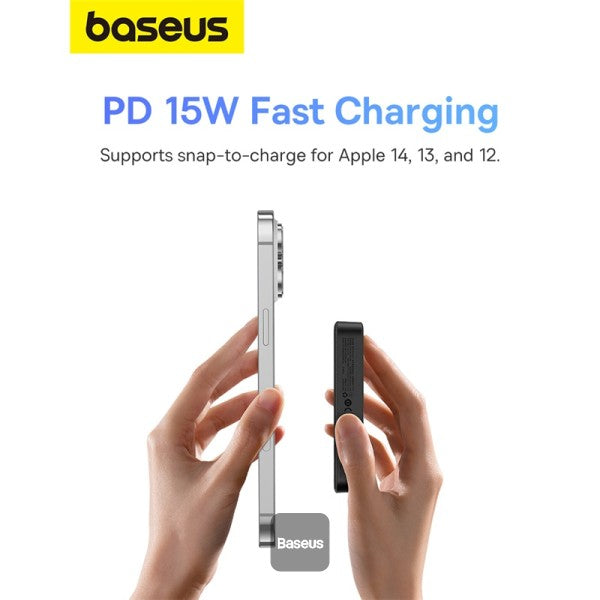 Baseus MagPro Magnetic Bracket Wireless Fast-Charging Power Bank 5000mAh 20W - Black