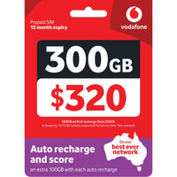 Thumbnail for Vodafone $320 Starter Pack Prepaid SIM Card