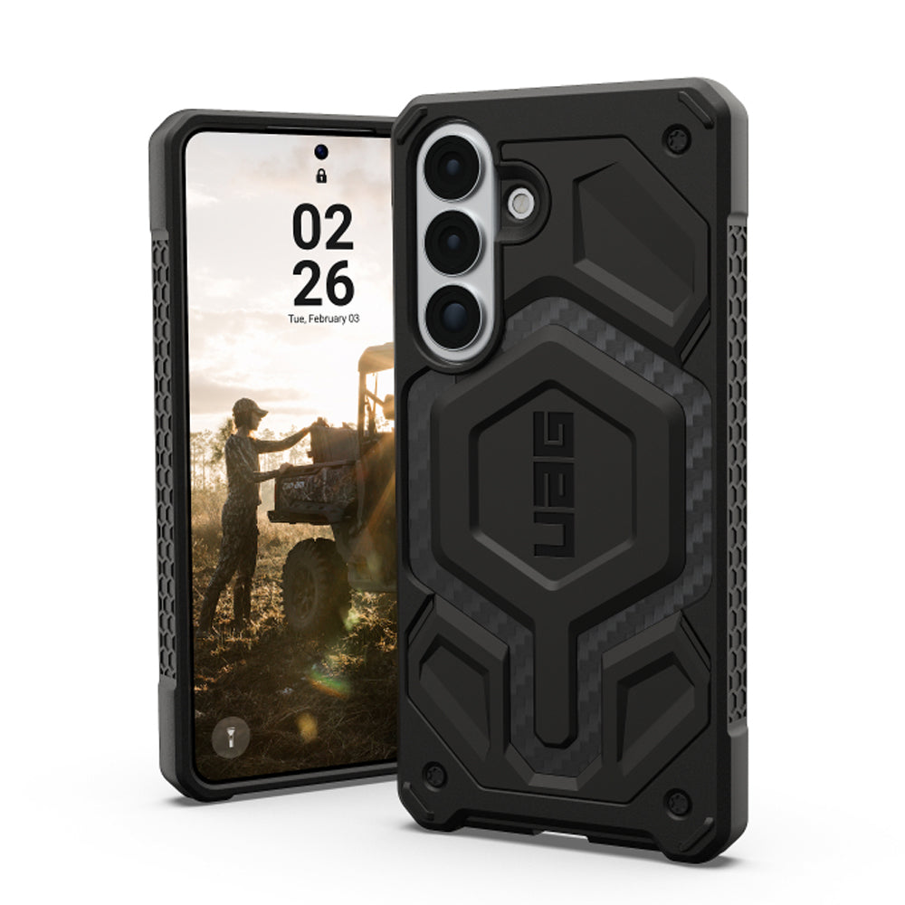 UAG Monarch Pro Case for Samsung Galaxy S26+ - Carbon Fiber