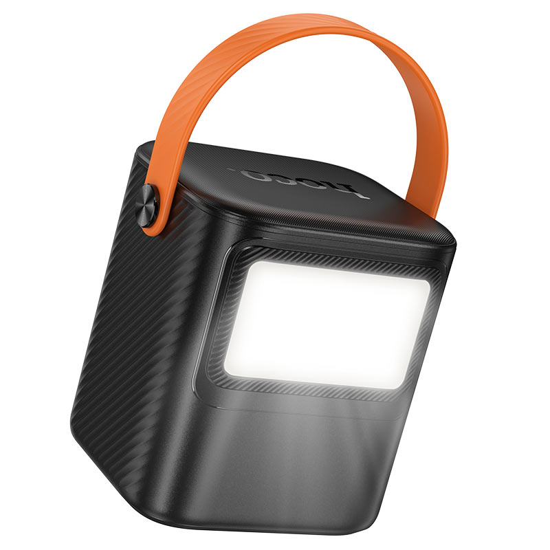 Hoco J152 Pro Tough 80000 Large Capacity Power Bank 65W+LED Light Power - Black/Orange