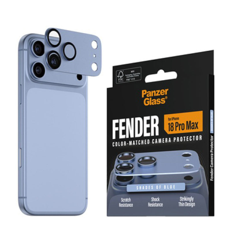 PanzerGlass Fender Camera Protector for iphone 2026 6.9 Pro Max - Italian Blue