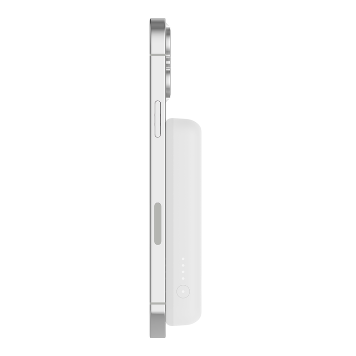 Belkin Boost Up Charge Magnetic Wireless Power Bank 5,000mAh with stand - White