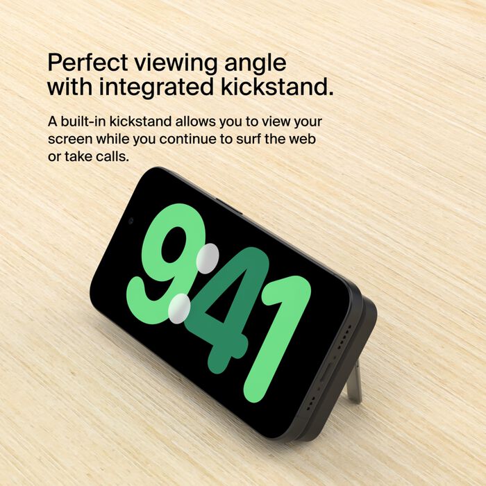 Belkin BoostCharge Pro 5000 mAh Qi2 Magnetic Wireless Power Bank with 15W PD - Black