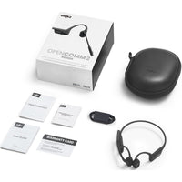 Thumbnail for Shokz OpenComm 2 Bone Conduction Open-Ear Wireless Headphones - Black (2025 Upgrade)