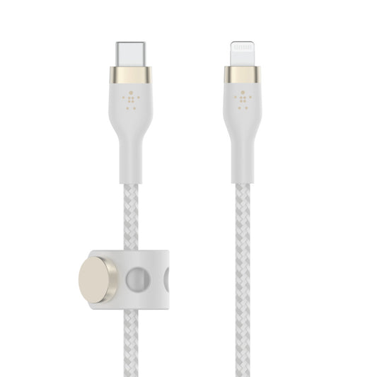 Belkin BoostCharge Pro Flex USB-C to Lightning Cable 1m - White