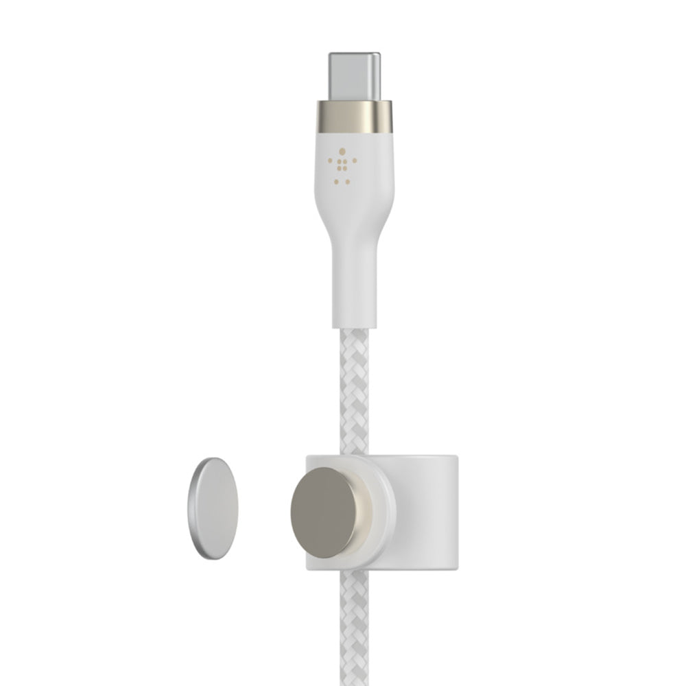 Belkin BoostCharge Pro Flex USB-C to Lightning Cable 1m - White