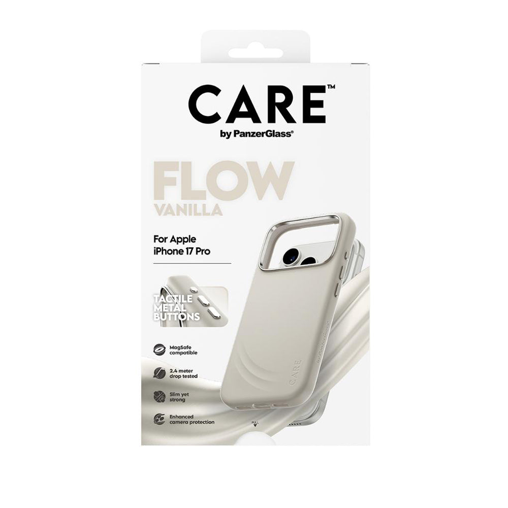 PanzerGlass CARE by Flow Magsafe Case for iPhone 17 Pro - Vanilla