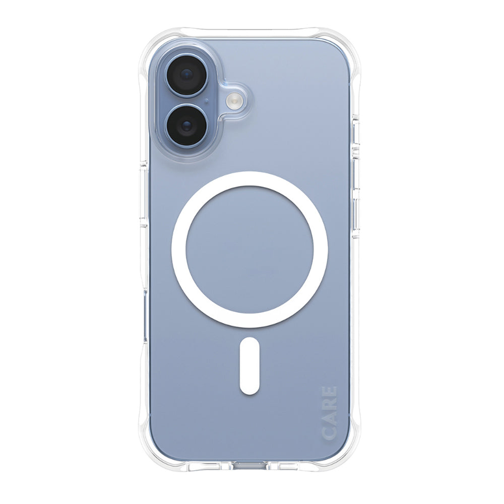 PanzerGlass CARE by Samba Magsafe Case for iPhone 17 - Clear/White