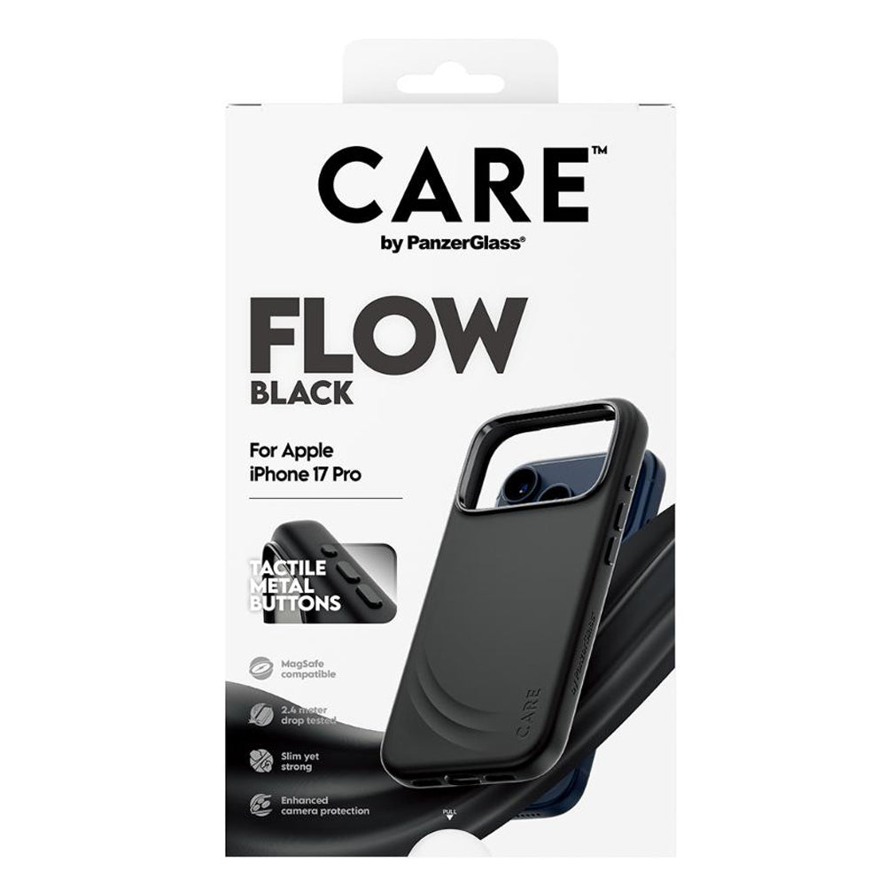 PanzerGlass CARE by Flow Magsafe Case for iPhone 17 Pro - Black