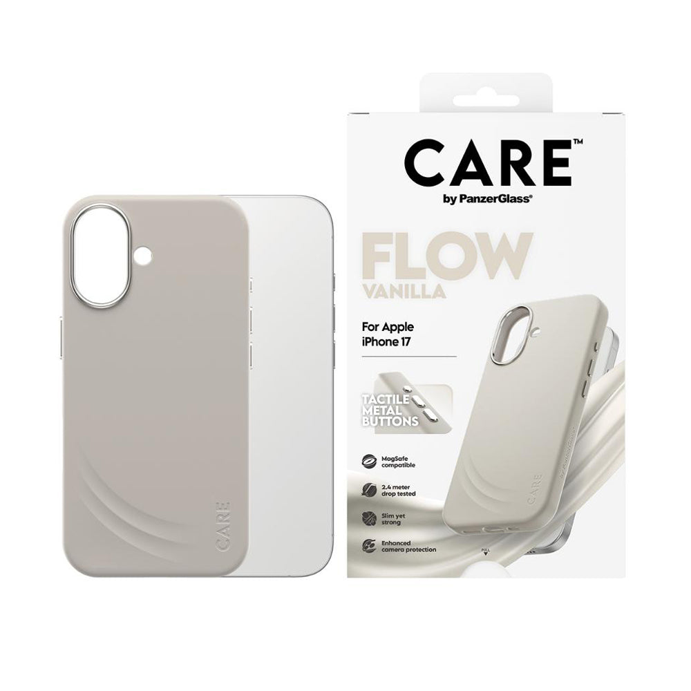 PanzerGlass CARE by Flow Magsafe Case for iPhone 17- Vanilla