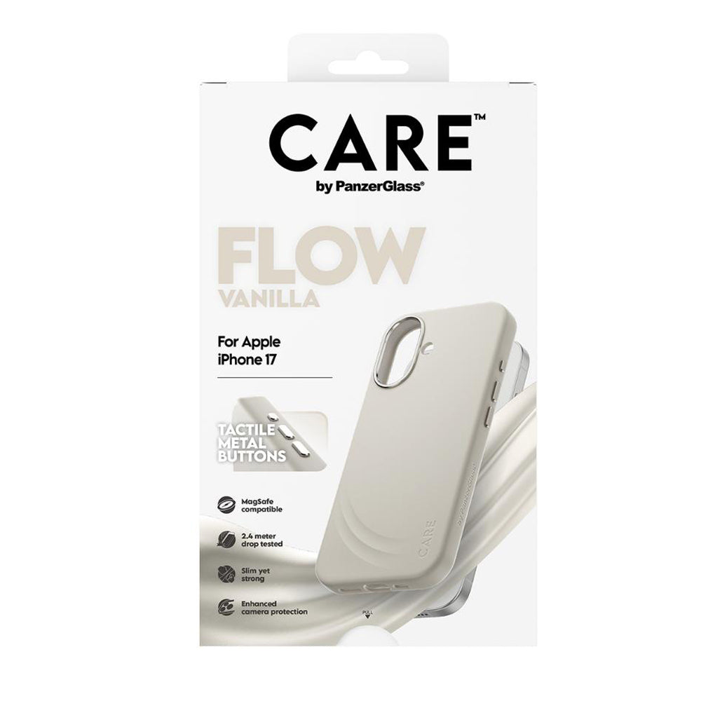 PanzerGlass CARE by Flow Magsafe Case for iPhone 17- Vanilla