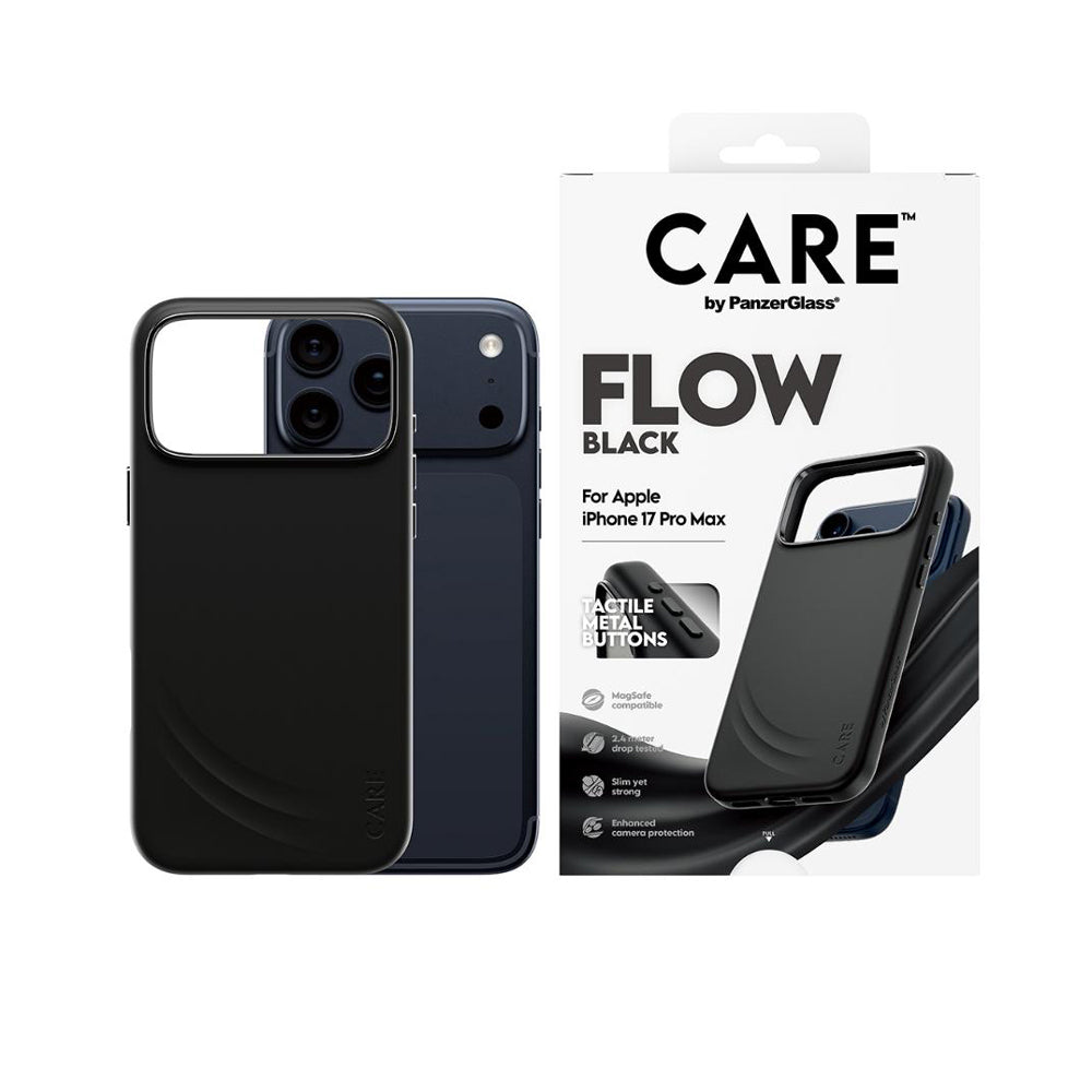 PanzerGlass CARE by Flow Magsafe Case for iPhone 17 Pro Max - Black